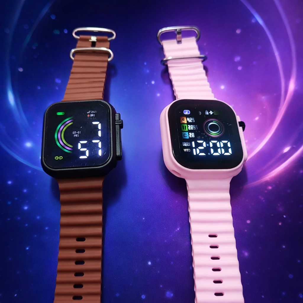 Men's Fashion Digital Watch | Stylish Casual Analog Watch (Random Color Without Box) - Image 3