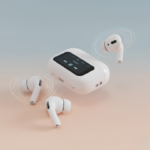Airpods Pro A9 ANC ENC Double Dark Noise Reduction Bluetooth Wireless Earbuds With Battery Display Touch Control For Android And IOS