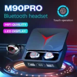 M90 Pro TWS Wireless Earbuds – Premium Bluetooth Earphones with LED Digital Display